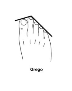 2. Tipo de pé grego