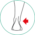 icone ilustrativo para dor no tornozelo